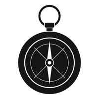 Compass icon, simple style vector