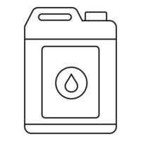 Cleanning car solution icon, outline style vector