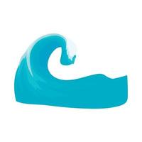 Water Wave icon vector