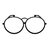 Optical eyeglasses icon, simple style. vector