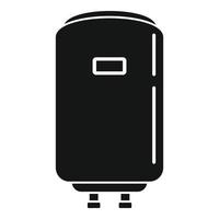 Gas boiler icon, simple style vector