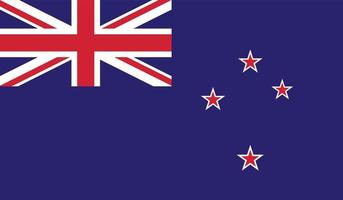 New Zealand flag image vector