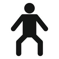 Stick figure stickman icon pictogram vector simple