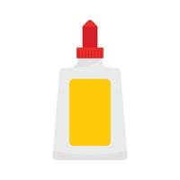 Glue bottle icon, flat style vector