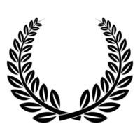 Trophy icon, simple style vector