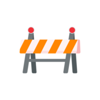 barrières de sécurité, lignes de réparation de routes, panneaux d'avertissement de construction png