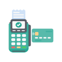 máquina de transferencia de tarjeta de crédito para pago en línea png
