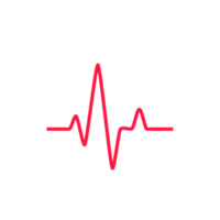concept de graphique de battement de coeur d'aider les patients et de faire de l'exercice pour la santé. png