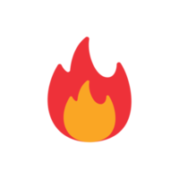 Fire ball. Flame from burning fuel. png