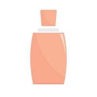 icono de perfume de mujer elegante, estilo plano vector