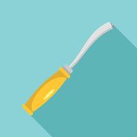 Rasps tool icon, flat style vector