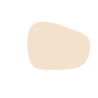 formes liquides dessinées à la main pour décorer des cartes de voeux dans un style minimaliste. png