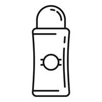 icono de barra desodorante, estilo de esquema vector