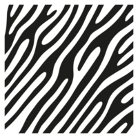 listras pretas na pele de uma zebra para gráficos de decoração png