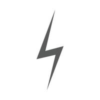 Lightning icon vector simple