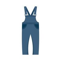 Work trousers icon, flat style vector