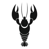 Lobster icon, simple style. vector