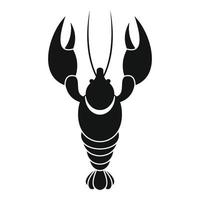 Lobster icon, simple style. vector