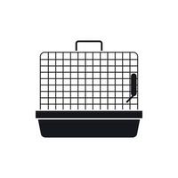 Cage for birds icon, simple style vector