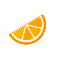 fruta laranja doce. laranjas com alto teor de vitamina são cortadas png