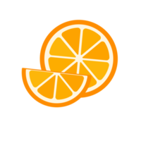 Sweet orange fruit. High vitamin oranges are sliced png