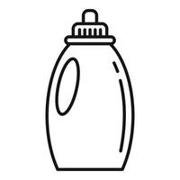 Oxygen wash cleaner icon, outline style vector