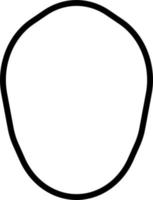 Badge Frame Outline Shape Design vector