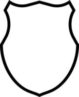 Badge Frame Outline Shape Design vector