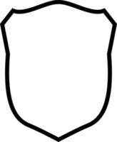 Badge Frame Outline Shape Design vector