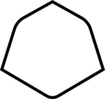 Badge Frame Outline Shape Design vector