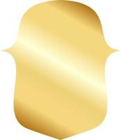 Gold Badge Label Design Illustration vector