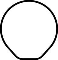 Badge Frame Outline Shape Design vector