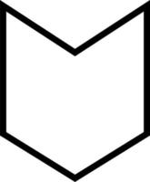 Badge Frame Outline Shape Design vector