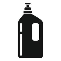 Liquid bleach icon, simple style vector