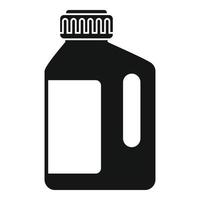 icono de botella de protección más limpia, estilo simple vector