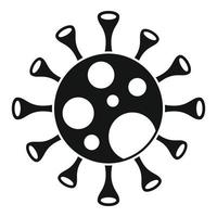 New corona virus icon, simple style vector