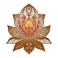 Flower Lotus Tattoo vector