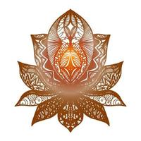 Flower Lotus Tattoo vector