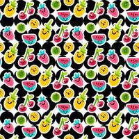 Summer Fruits Patterns vector
