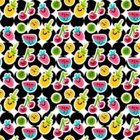 Summer Fruits Patterns vector