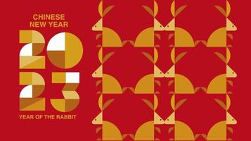 Lunar new year, Chinese New Year 2023 , Year of the Rabbit vector