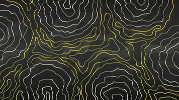 Abstract line art topographic map background vector