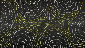 Abstract line art topographic map background vector