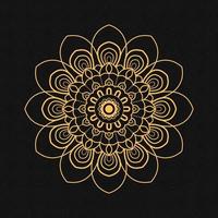 Luxury ornamental mandala design background vector