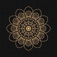 Luxury ornamental mandala design background vector