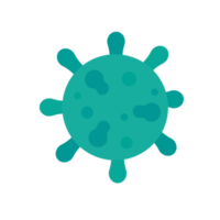 Covid-19 icon Viruses that are spread through coughing or sneezing Simple flat design png