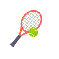 tennis racketar och bollar. utomhus- sporter Utrustning png