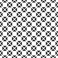 Black and white seamless pattern texture. Greyscale ornamental graphic design. vector