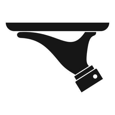 Cooking tray icon, simple style