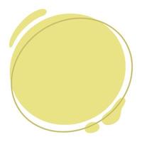 Vector abstract yellow spot. Abstract form of yellow color. Background vector element.